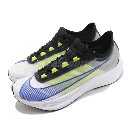 Мужские кроссовки Nike Zoom Fly 3 White Racer Blue Cyber Black AT8240-104