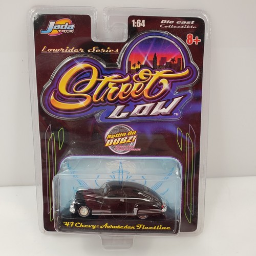 jada toys street low ローライダー　ミニカー　1/64 STREET LOW 1:64 Scale 2-'60 CHEVY Impala by Jada Toys (RED