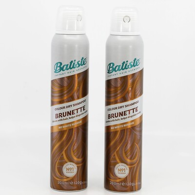 Batiste Dry Shampoo Colour Brunette 6.73oz (Pack of 2)