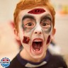 60+PCS 10 Sheets Fake Scars Temporary Tattoos, Horror Realistic Scary Blood Zombie Face Stickers, Halloween Simulation Wounds Stitches Body Makeup, Chucky Cosume Prank Cosplay Kids Men Women Adults A