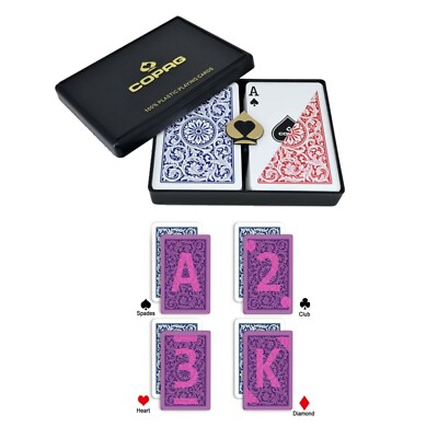 Hello MAGICIANS. UV Marked Double Deck Copag Cards. Bridge Regular 