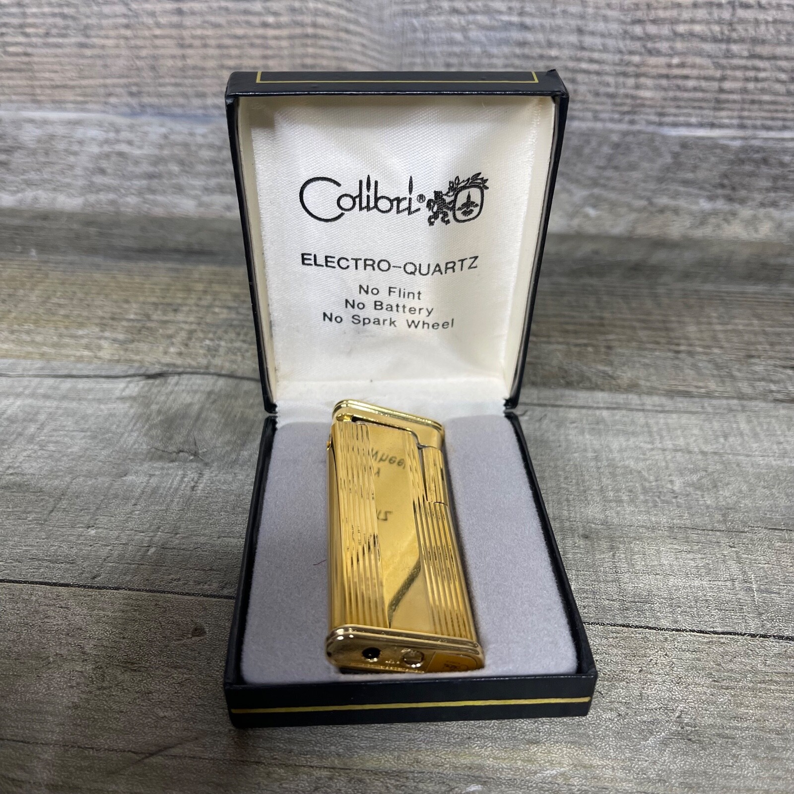 ベークライト Bakelite vintage 本 COLIBRI Semi-Automatic Lighter 