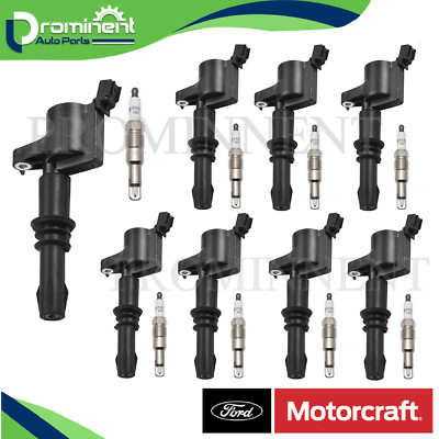 8 Ignition Coil & 8 Motorcraft Platinum Spark Plug fit Ford F150 Expedition 5.4L