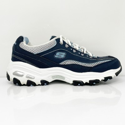 

Skechers Womens D Lites 11860 Blue Повседневная обувь Кроссовки Размер 6.5, Синий, D Lites