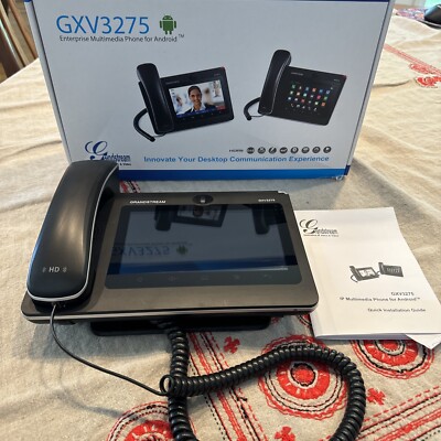 GrandStream HD Smart Office Phone | GXV3275 | Bluetooth WiFi Camera