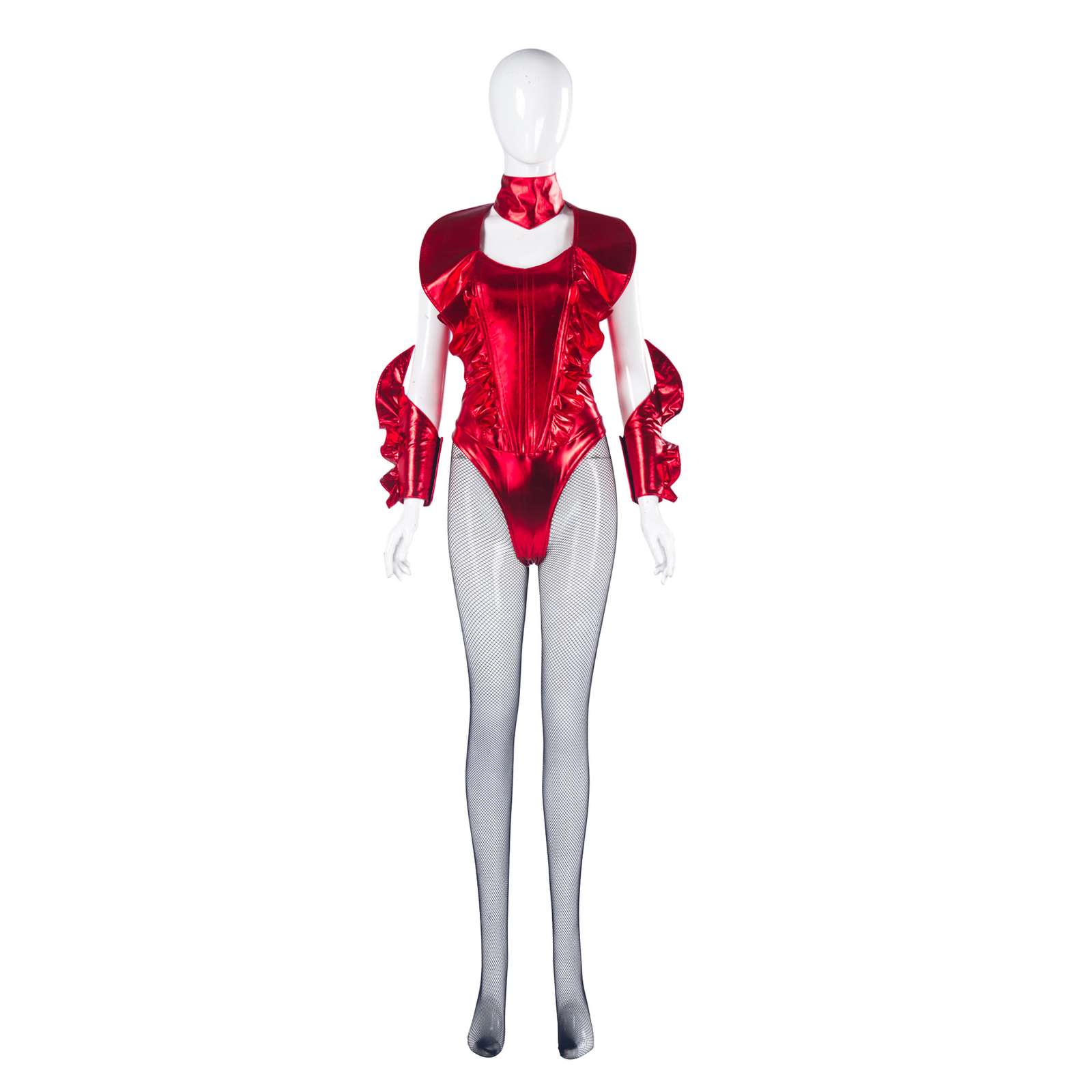 Anime Skye Riley Cospaly Costume Sexy Woman Sing Song Red Jumpsuit Outfits Halloween Party Suit For Women