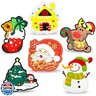 Fridge Magnets for Kids, Large Cute Christmas Fridge Magnets for Toddlers 1-3, Soft Full Back Toddler Magnet for Refrigerator Educational Learning Toys for Boys Girls, Magnet for Kids Birthday Gifts