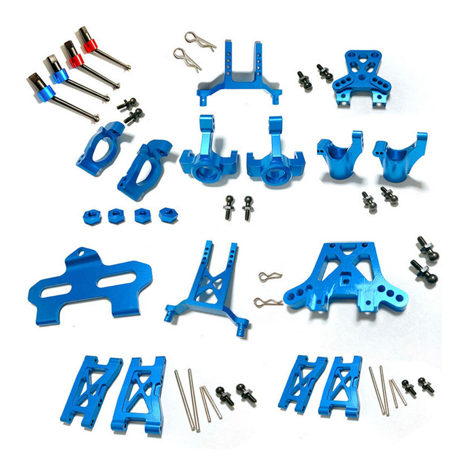 Full Upgrade Set Hardened Aluminum Alloy for 1/18 LaTrax Teton RC Car Models