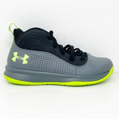 

Баскетбольные кроссовки Under Armour Unisex Lockdown 4 3022124-101 Серые M3 W4.5, Серый, Lockdown 4