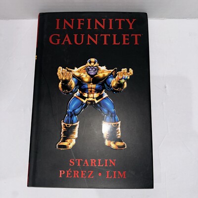 INFINITY GAUNTLET (MARVEL PREMIERE EDITION) By Jim Starlin Hardcover Fast Ship