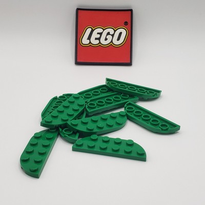 LEGO 2 x 2 Plate Double Round Corner GREEN (x10) 18980 NEW REPLACEMENT PARTS