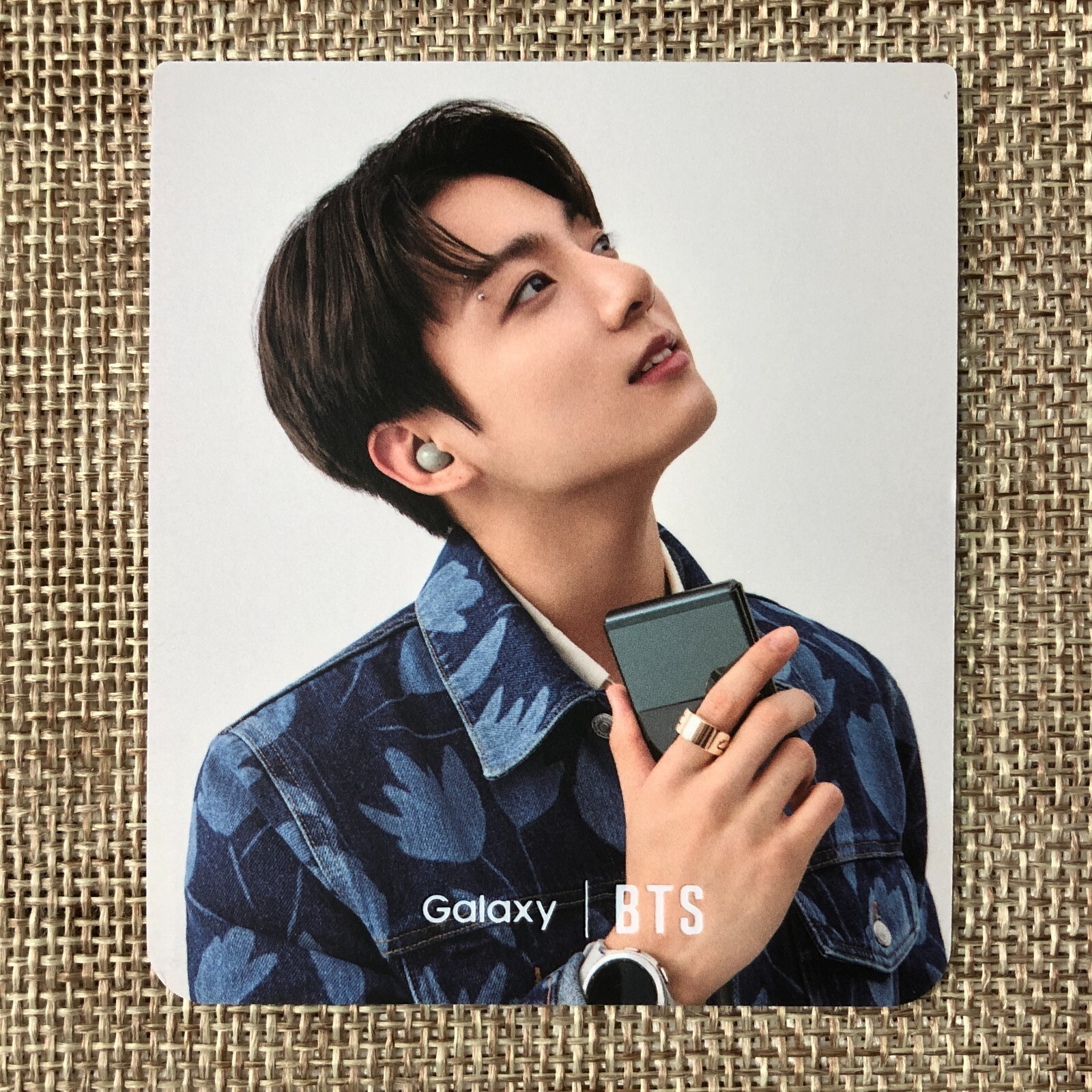 Galaxy×BTS フォトカード BTS Official Samsung Galaxy Z Flip 3 BTS Edition Photo Card