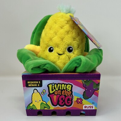 Living On The Veg: Series 2 - Pop Corn #13 Plush Collectible Kellytoy Russ
