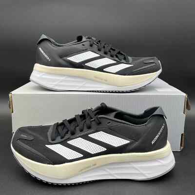 Adidas Adizero Boston 11 Black White Running Shoes Sneakers GX6657 Womens Size