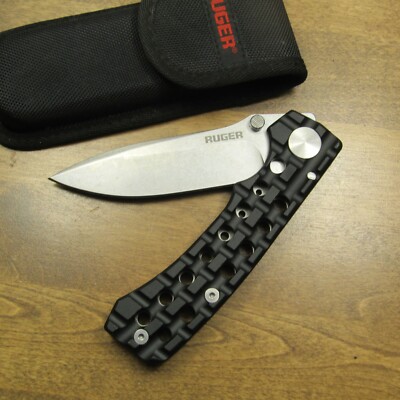 Discontinued CRKT-Ruger R1804 Go-N-Heavy Large Folding Knife - Harsey Design
