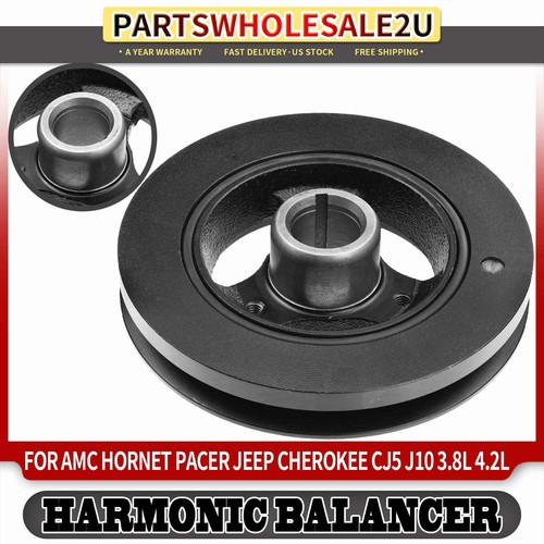 Engine Harmonic Balancer for AMC Hornet Pacer Hornet Jeep Cherokee CJ5 J10 J20