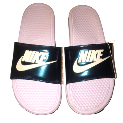 Purple nike shop benassi slides