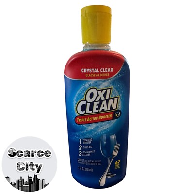 OxiClean Triple Action Booster, 67 Loads/Bottle 7 fl oz Sealed Oxi Clean