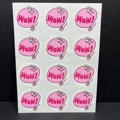 Vintage Scratch And Sniff Stickers Stinky Stickers BUBBLE GUM Wow Trend 80s