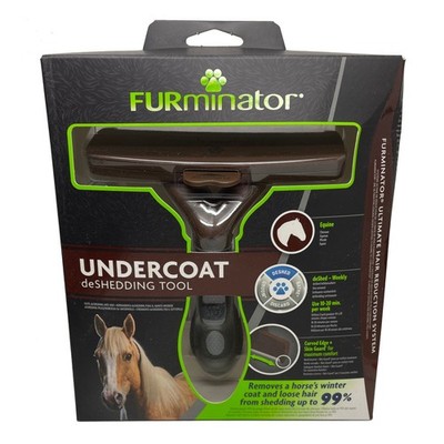 FURminator für Pferde Pferdepflege Fellbürste Striegel Fellpflege Winterfell