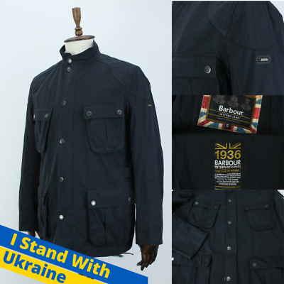 Barbour best sale international navy