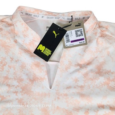 PUMA Forever Better MATTR Stillwater Golf Shirt Women's XXL Sleeveless New Tags