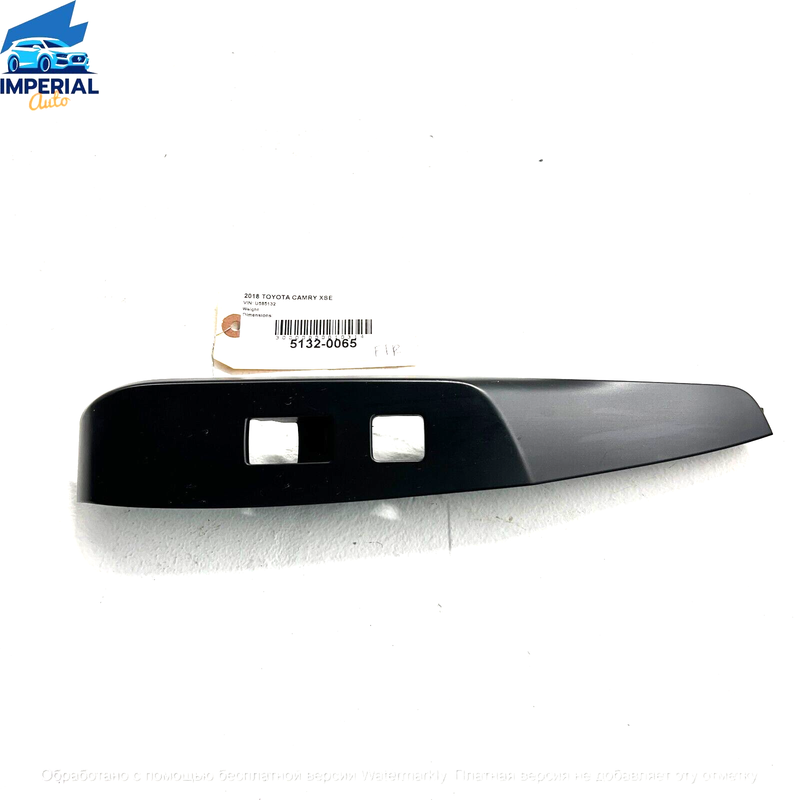 Used FRONT PASSENGER SIDE DOOR WINDOW SWITCH TRIM COVER OEM TOYOTA CAMRY 2018-2020