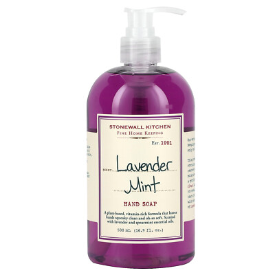 Hand Soap, Lavender Mint, 16.9 fl oz (500 ml)