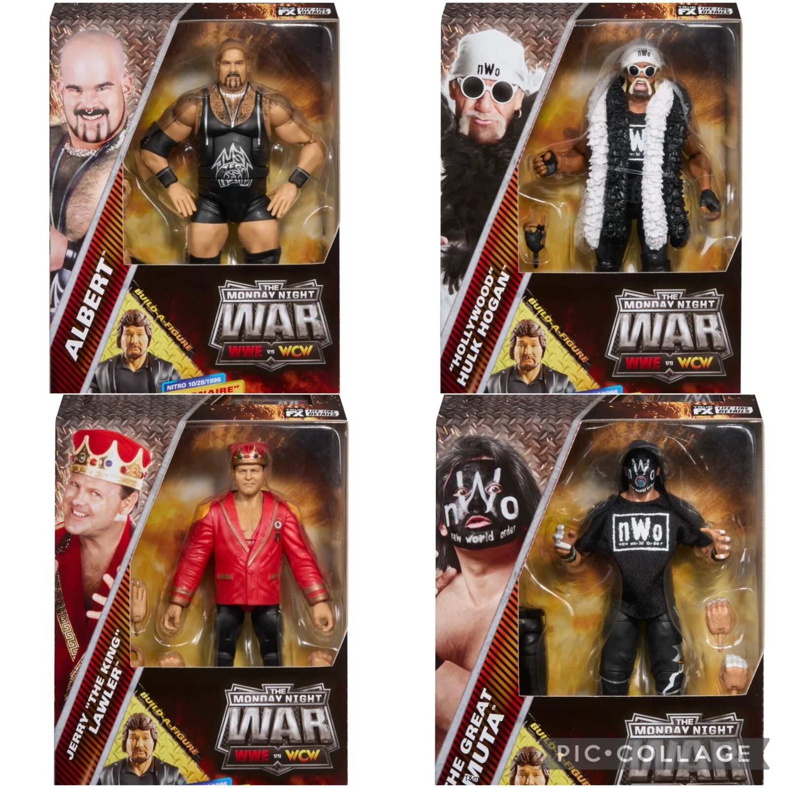 WWE フィギュア Evolutionセット WWE Elite Evolution Pack of 3 Action Figures with