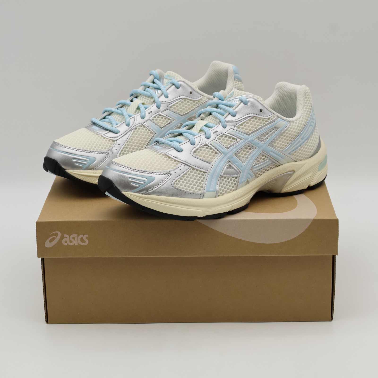 1203A991-100 KITH × Asics Gel-1130 Cream Starlight Blue