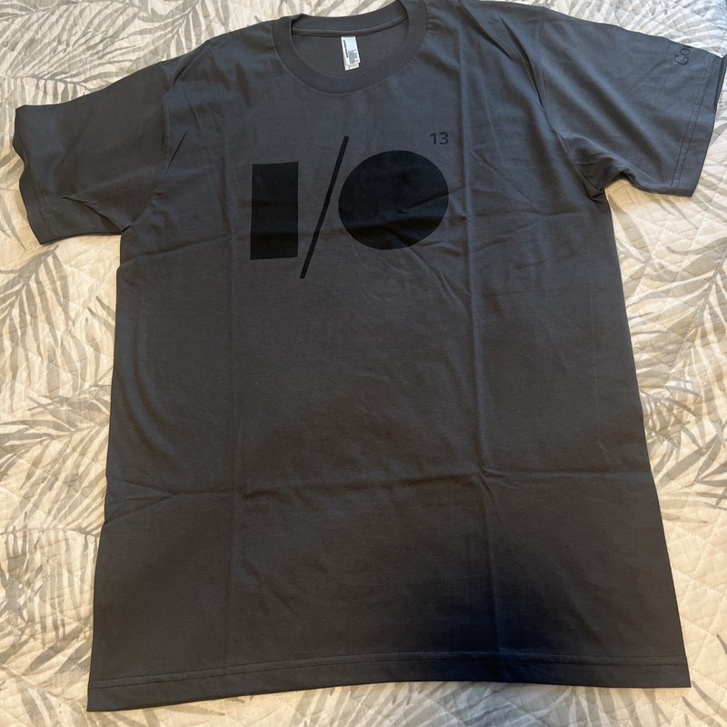 AMERICAN APPAREL GOOGLE  I/O 2013 T-SHIRT - SIZE LARGE