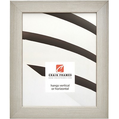 Craig Frames Farmhouse Essentials, 1.25'' Light Gray Solid Wood Picture Frame
