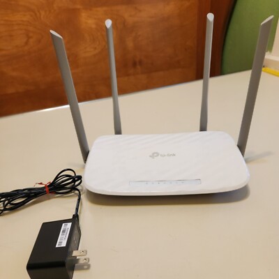 TP-LINK Archer C5 AC1200 Wireless Dual Band Gigabit Router w Power Cord