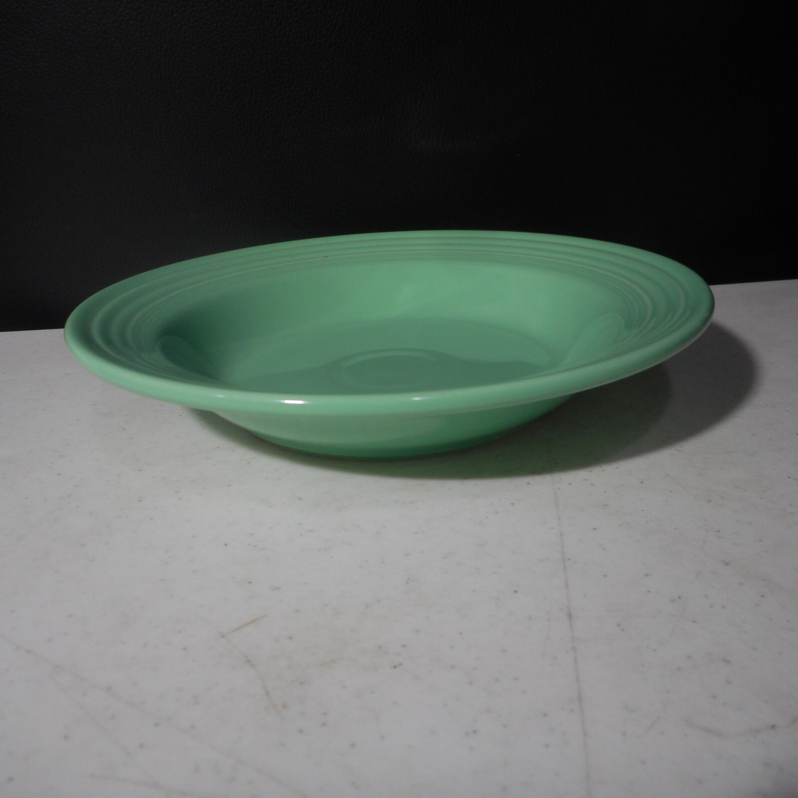 Homer Laughlin Fiesta Sea Mist Green Large Rim Soup Bowl