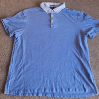 Ted Baker London Polo Shirt Size 6 Medium Short Sleeve Casual Who Cares Wins