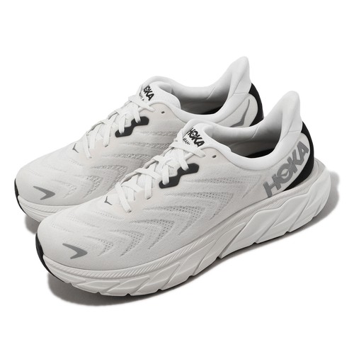 

Мужские беговые кроссовки Hoka Arahi 6 2E Wide Champagne White Metallic Grey 1123196-BDBSW, Белый, Arahi 6 2e Wide