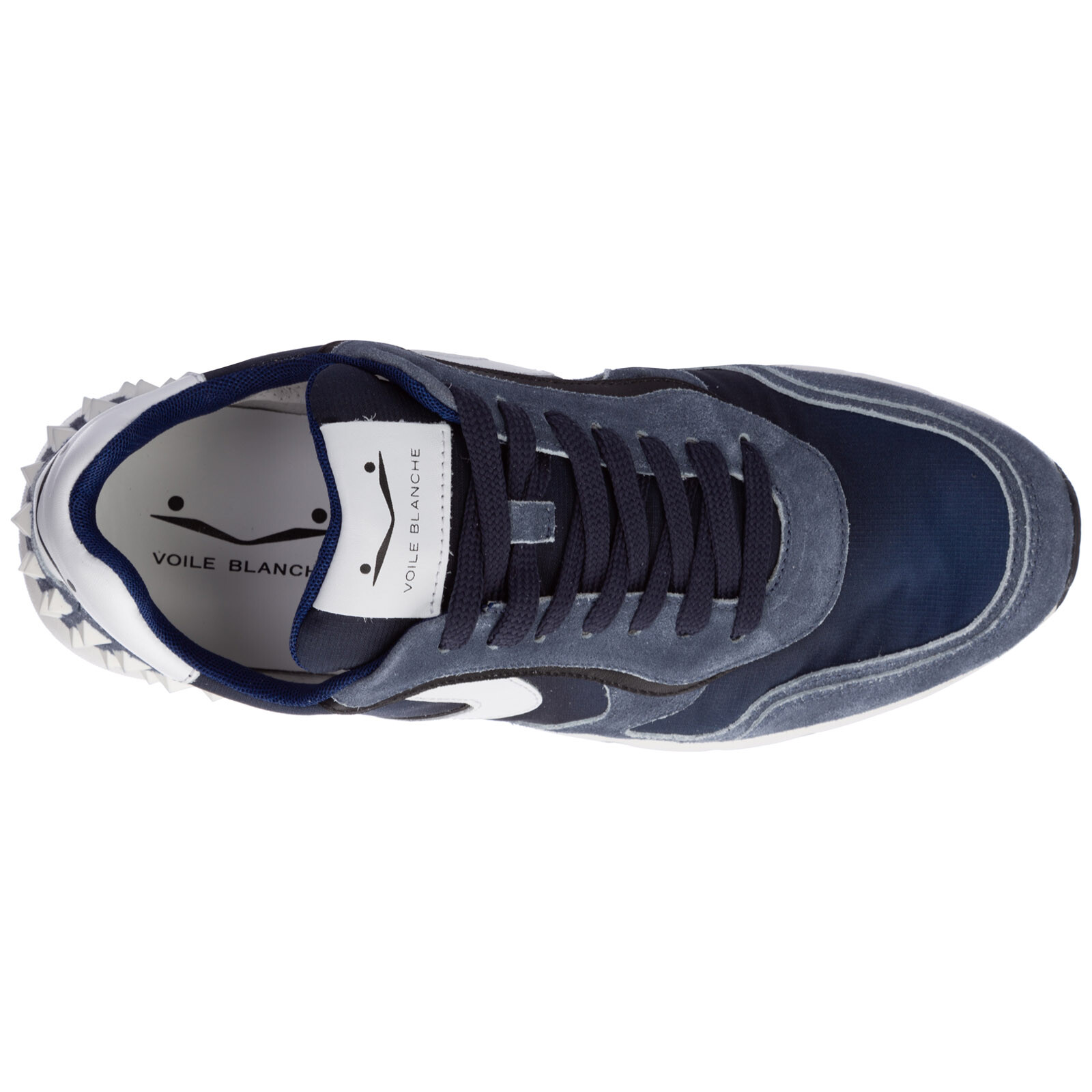 VOILE BLANCHE VOILE BLANCHE SNEAKER HERREN REUBENT STUDS 32BLB LOGO WILDLEDER BL