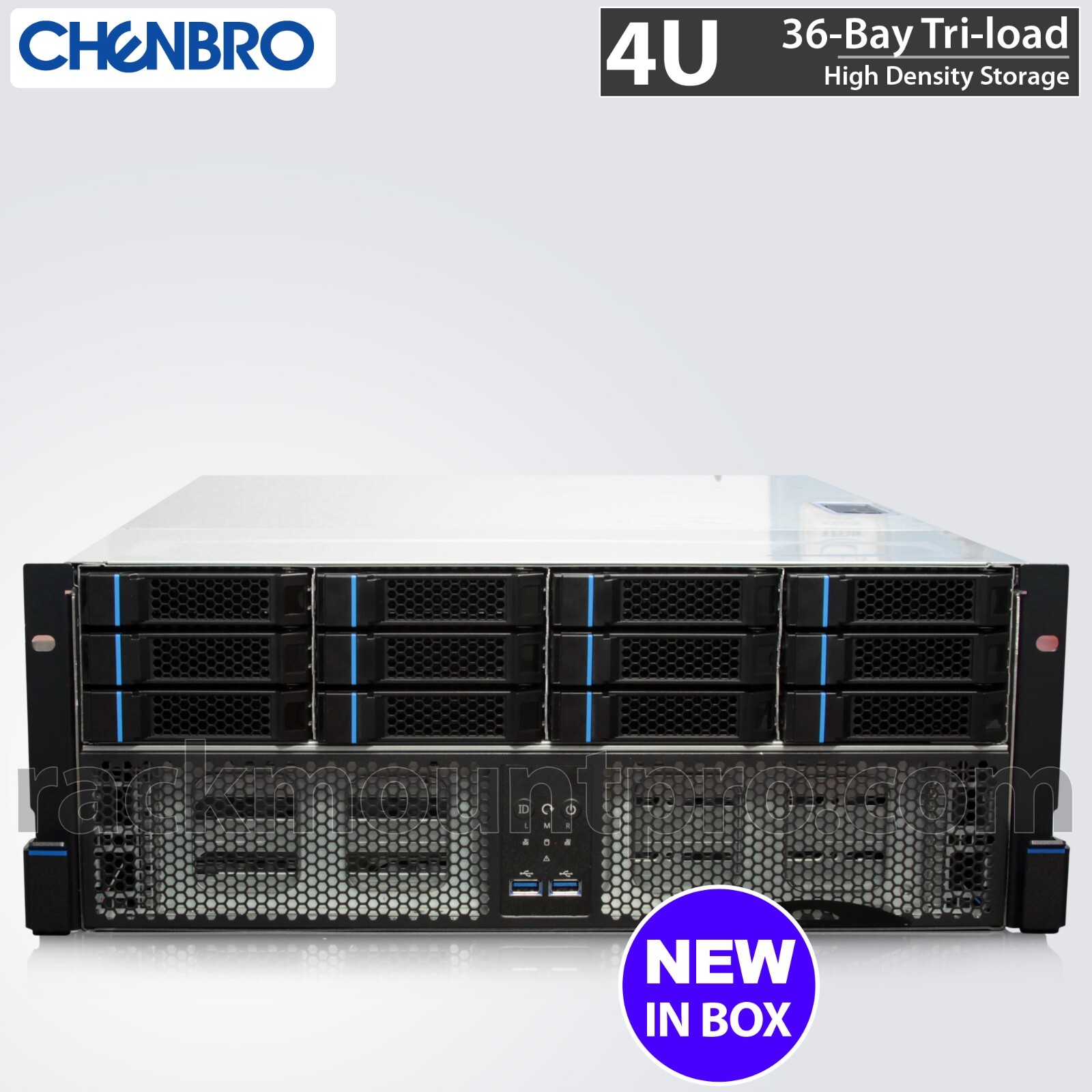 Chenbro RM43736 4U 36-Bay Tri-load High Density Storage