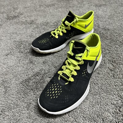 Nike FS Lite Trainers Casual Running Gym Active Workout Sneakers Volt Black 12