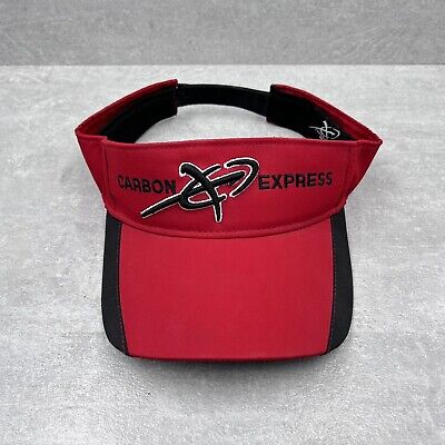 CARBON EXPRESS Sun Visor Hat Cap ADJUSTABLE Embroidered SHOOT BETTER
