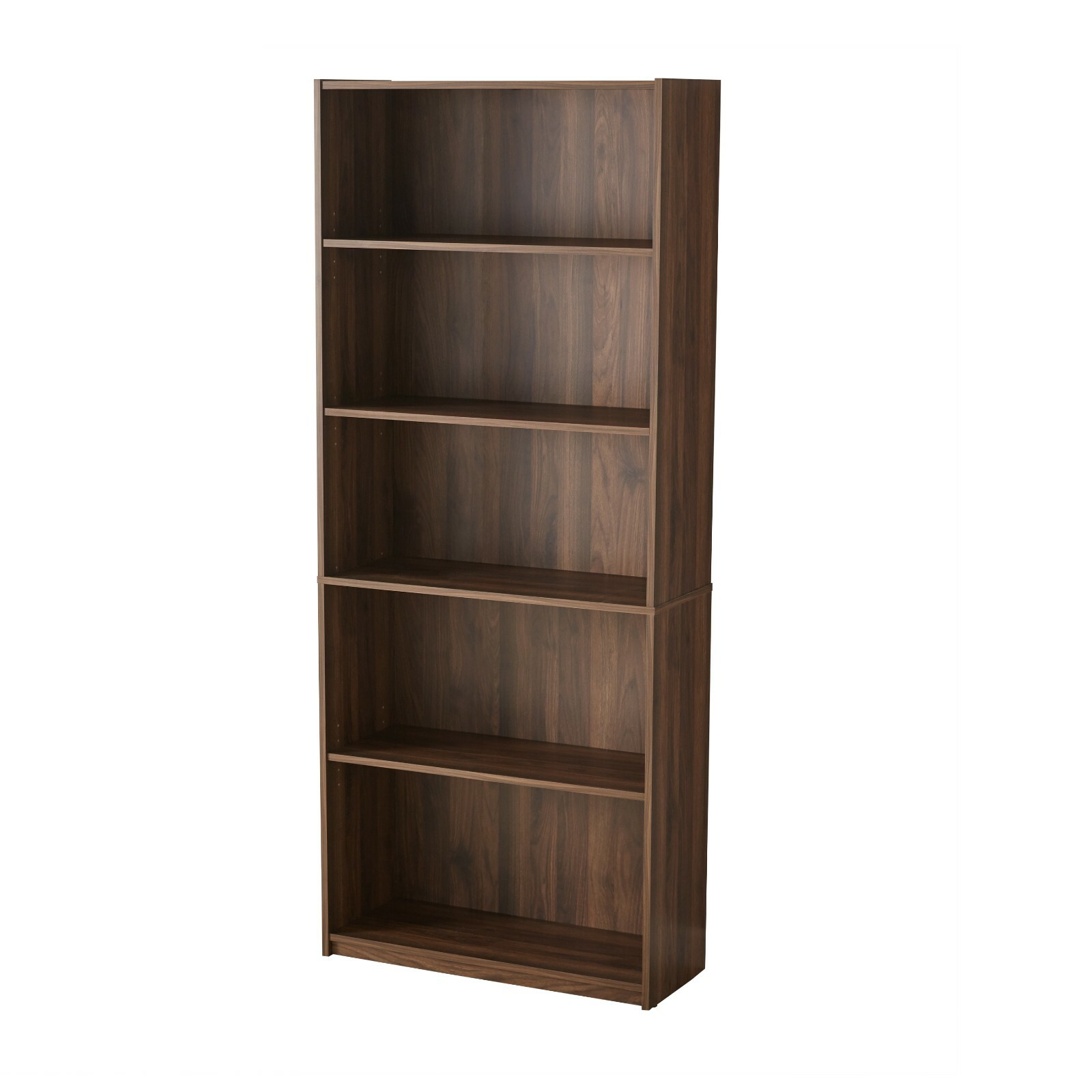 Bookcase Bookshelf 5 Shelf Wood Furniture Adjustable Shelves