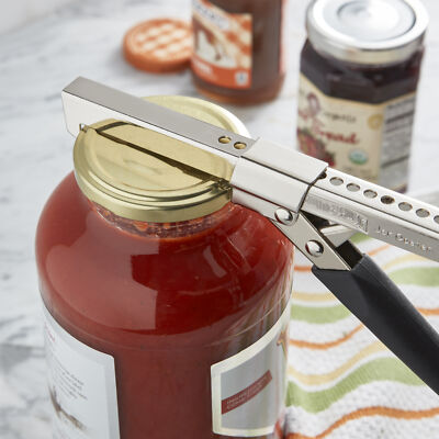 Swing-A-Way Comfort Grip Jar Opener with Comfort Handles - Adjustable 7.5" Red