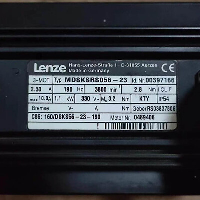 one used Lenze MDSKSRS056-23 servo motor Fast Delivery #YP1