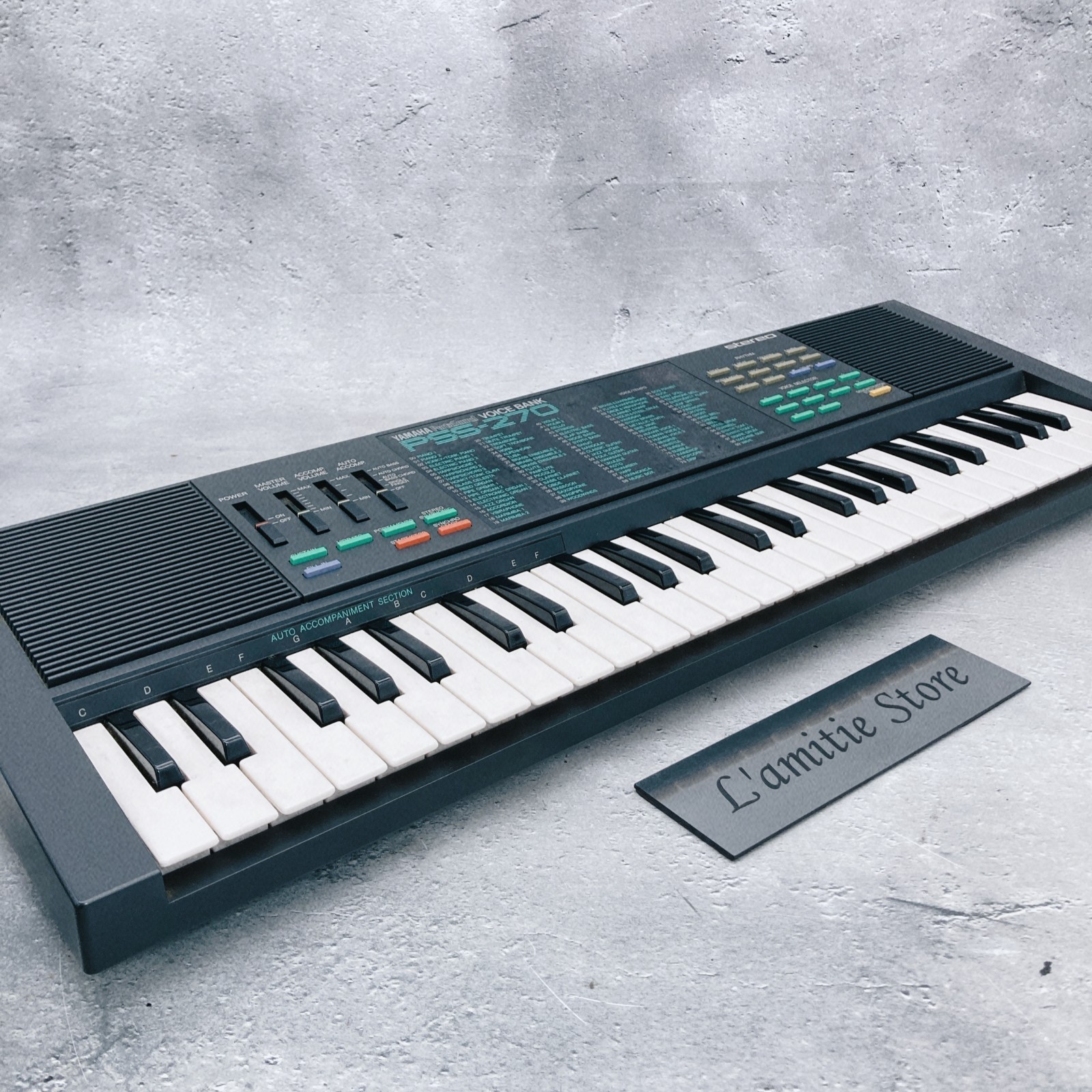 Yamaha PSS-270 Portasound Voice Bank Electronic Keyboard