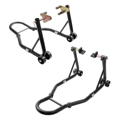 VEVOR Motorcycle Front & Rear Stand Lift 850 lbs Spoolift Paddock Swingarm Arm