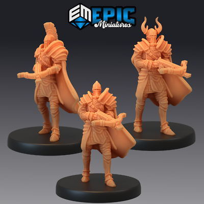 ROYAL GUARD CROSSBOW, Dungeons and Dragons Miniature, D&D Knight, Epic Miniature
