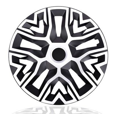 4x Radkappen 16 Zoll NRM THE BEST Radzierblende Radblende in weiß/schwarz