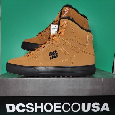 DC Shoes Pure High WNT Wheat Black Winter High Top Trainers UK Size 5 Eur 38
