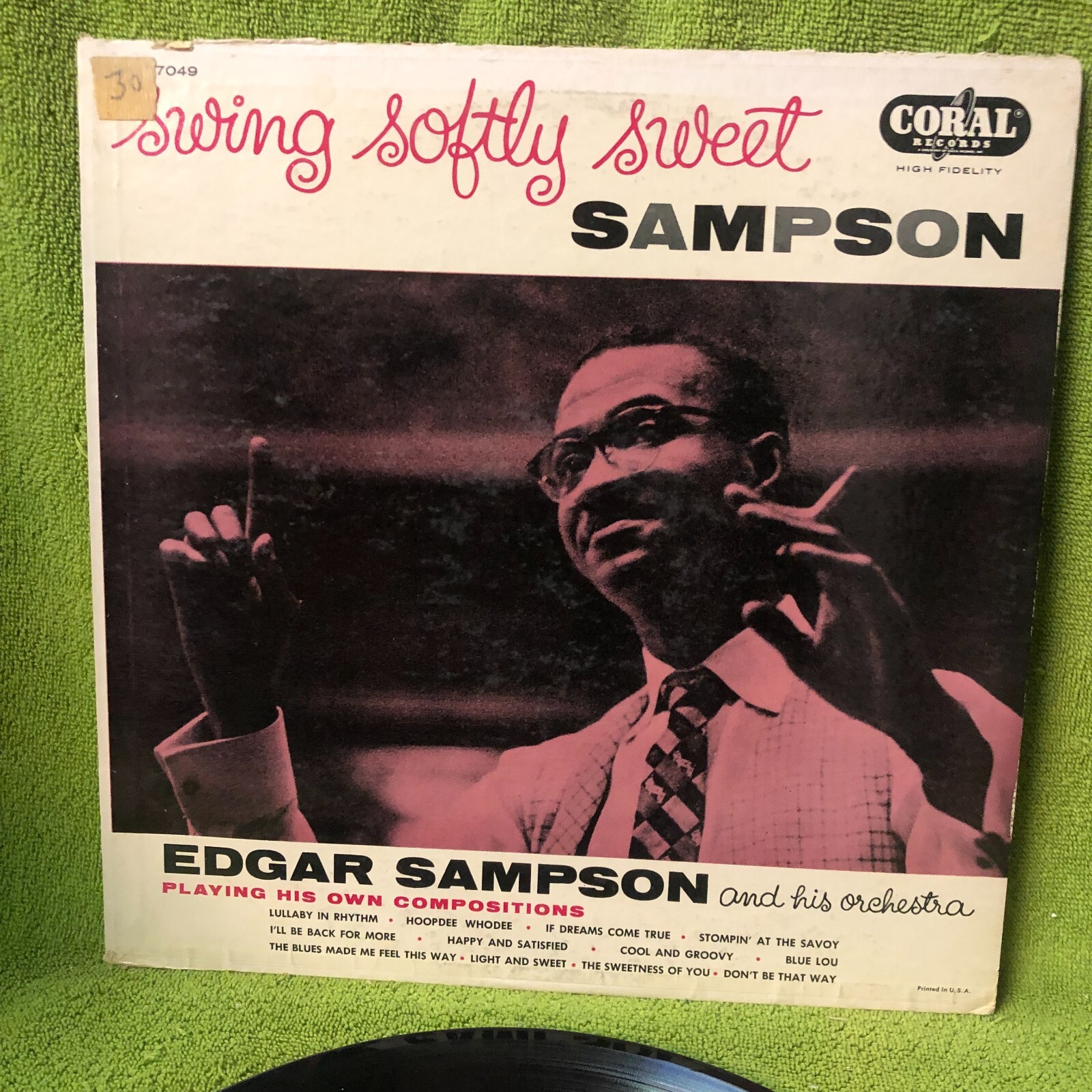 Edgar Sampson And His Orchestra – Swing Softly Sweet Sampson