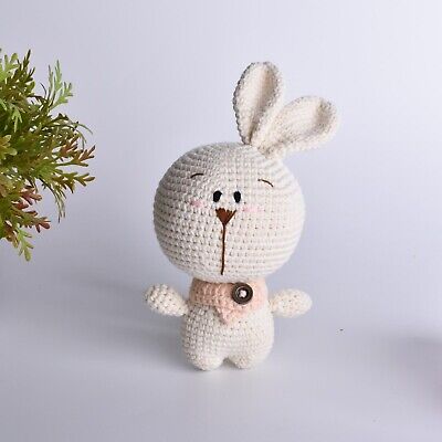 Rabbit Crochet Amigurumi - Tubby Rabbit Stuffed Toy - Best Bunny Plush Gift